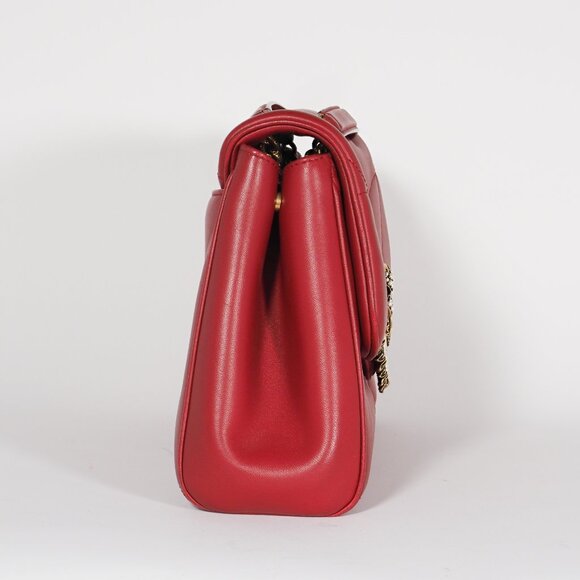 Dolce & Gabbana Red Quilted Nappa Leather Large Devotion Bag - Picture 8 of 16